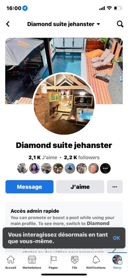La Suite Diamant Theux Esterno foto